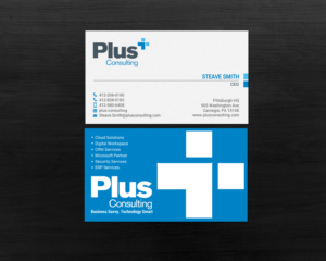 Business Card Design by chandrayaan.creative for Plus Consulting | Design: #19254573