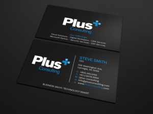 Business Card Design by Tripti Ranjan Gain for Plus Consulting | Design: #19250061