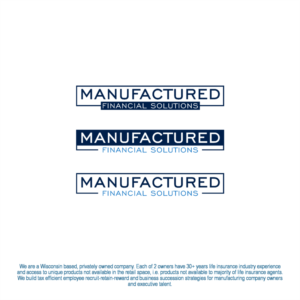 Logo-Design von Mungbejotok für Manufactured Financial Solutions, LLC | Design: #19119109
