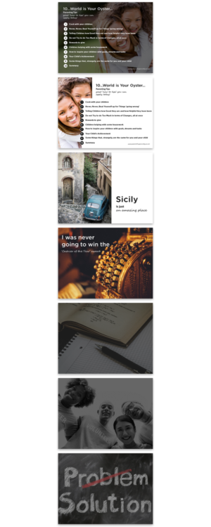 Power Point - I have 5 webinars and each webinar has around 80-90 slides.  | PowerPoint Design by Imazing