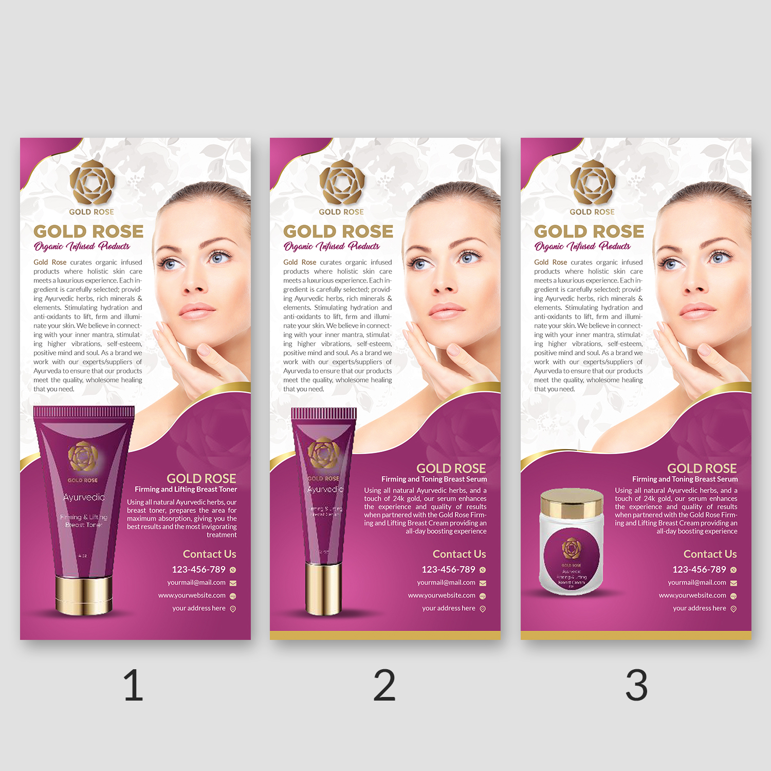 Diseño de Flyer por debdesign para Gold Rose | Diseño #19065215