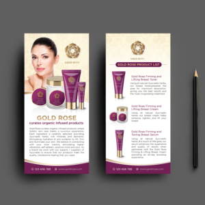 Diseño de Flyer por debdesign para Gold Rose | Diseño: #19066732