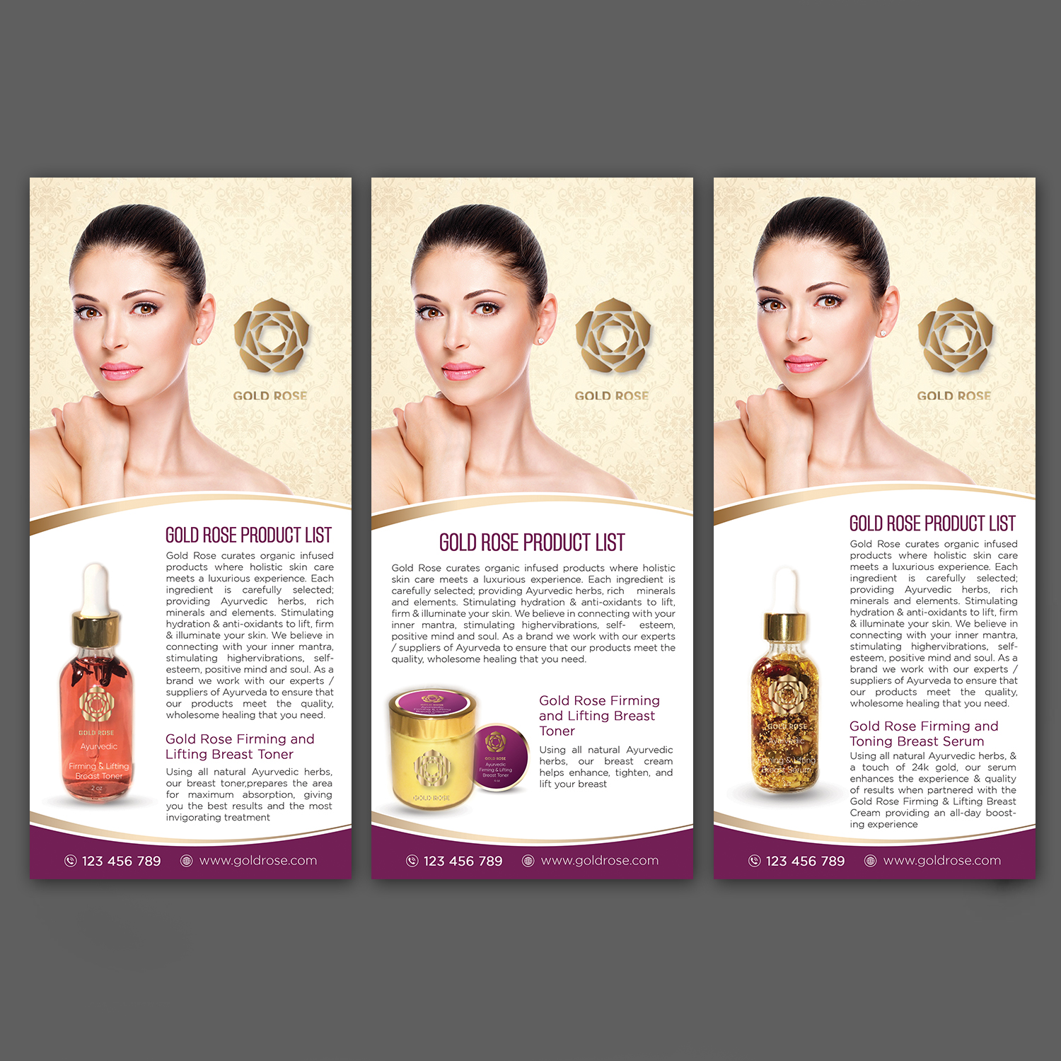 Diseño de Flyer por debdesign para Gold Rose | Diseño #19074466