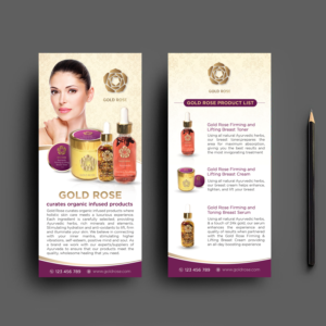 Diseño de Flyer por debdesign para Gold Rose | Diseño: #19083224