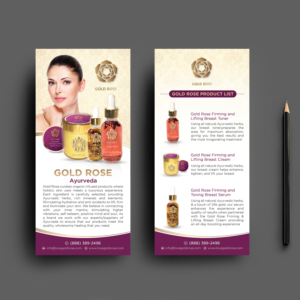 Diseño de Flyer por debdesign para Gold Rose | Diseño: #19133893