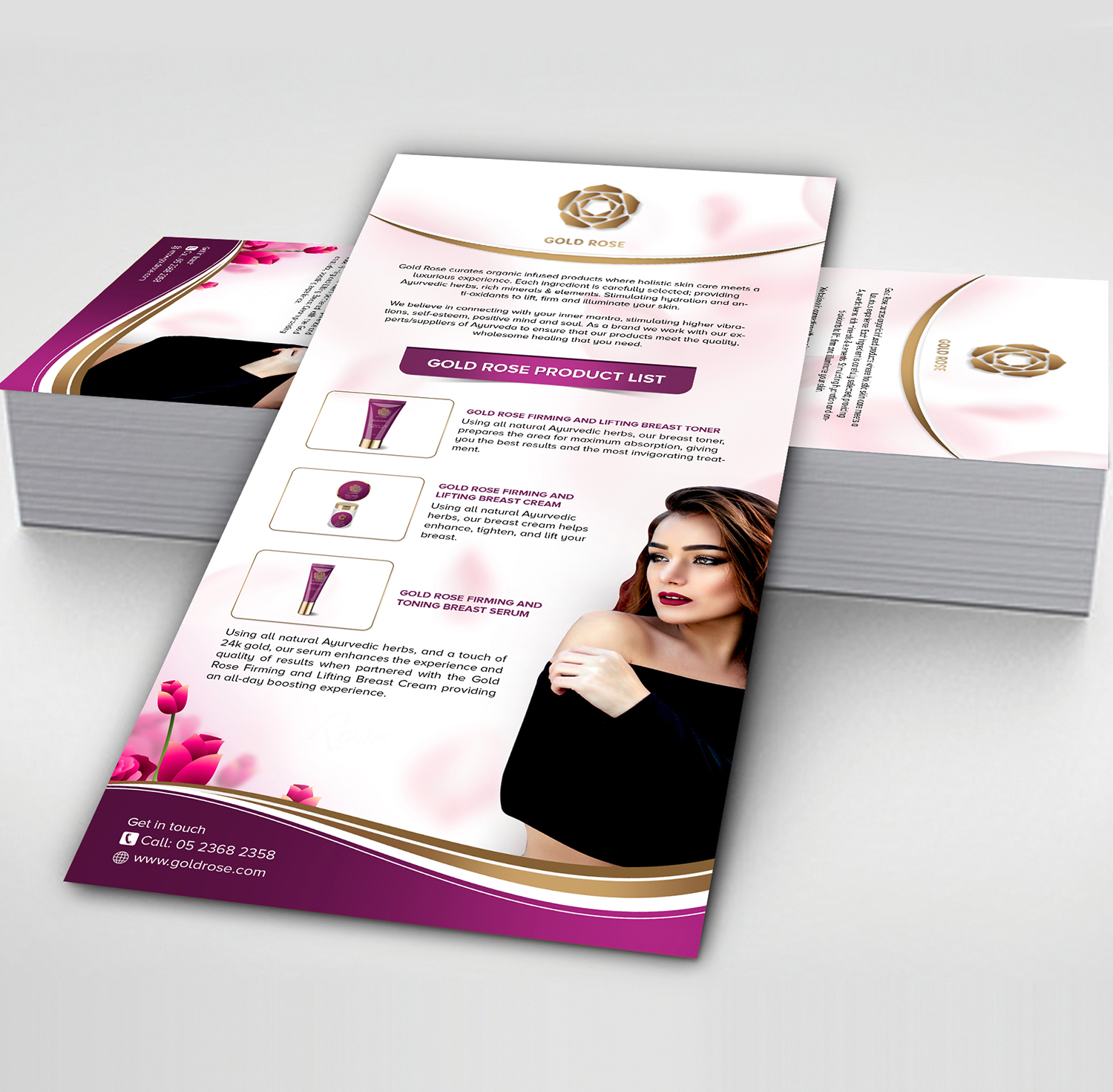 Flyer Design by creative.bugs for Gold Rose | Design #19065491
