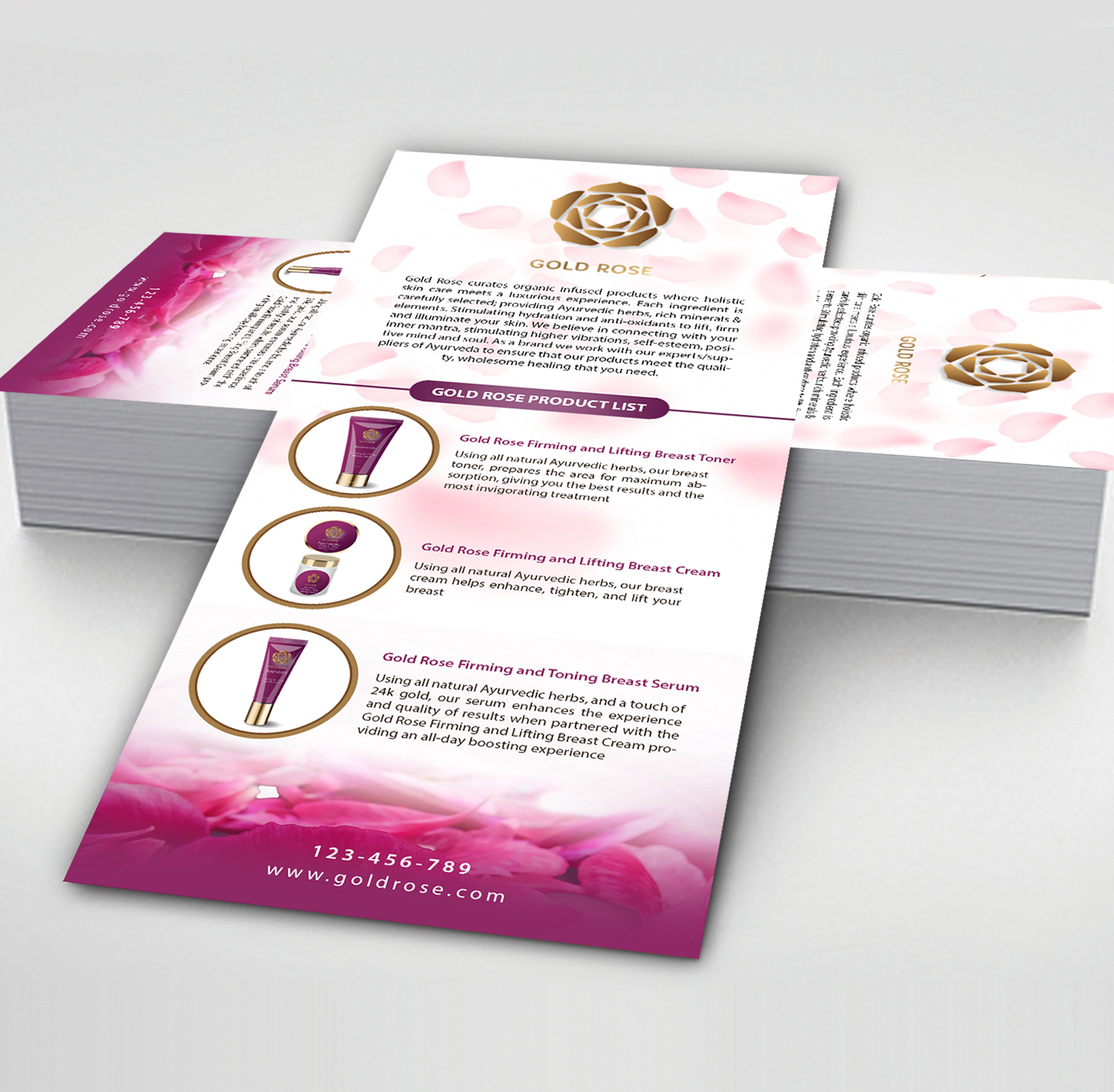 Flyer Design by creative.bugs for Gold Rose | Design #19068078
