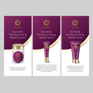 Rack Card Design for an Ayurvedic Beauty Product Project | Diseño de Flyer por Valtti Design