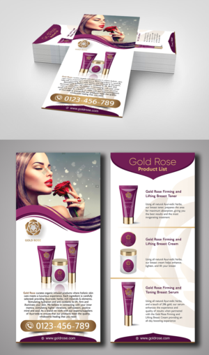 Flyer Design by ecorokerz for Gold Rose | Design #19065282