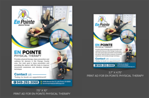 Print Ad for En Pointe Physical Therapy | Advertisement Design by ARTOGRAPHY