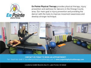 Print Ad for En Pointe Physical Therapy | Design Publicitaire par IG Creative Solutions