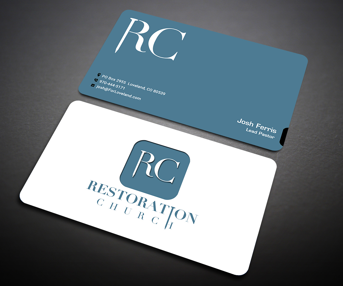 Design de Carte de Visite par Designers Hub pour Restoration Church | Design #19079603