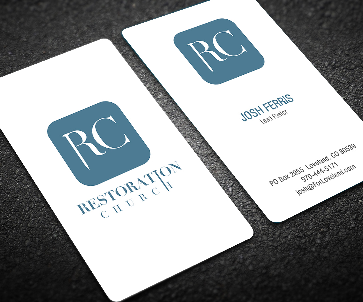 Design de Carte de Visite par Designers Hub pour Restoration Church | Design #19079837