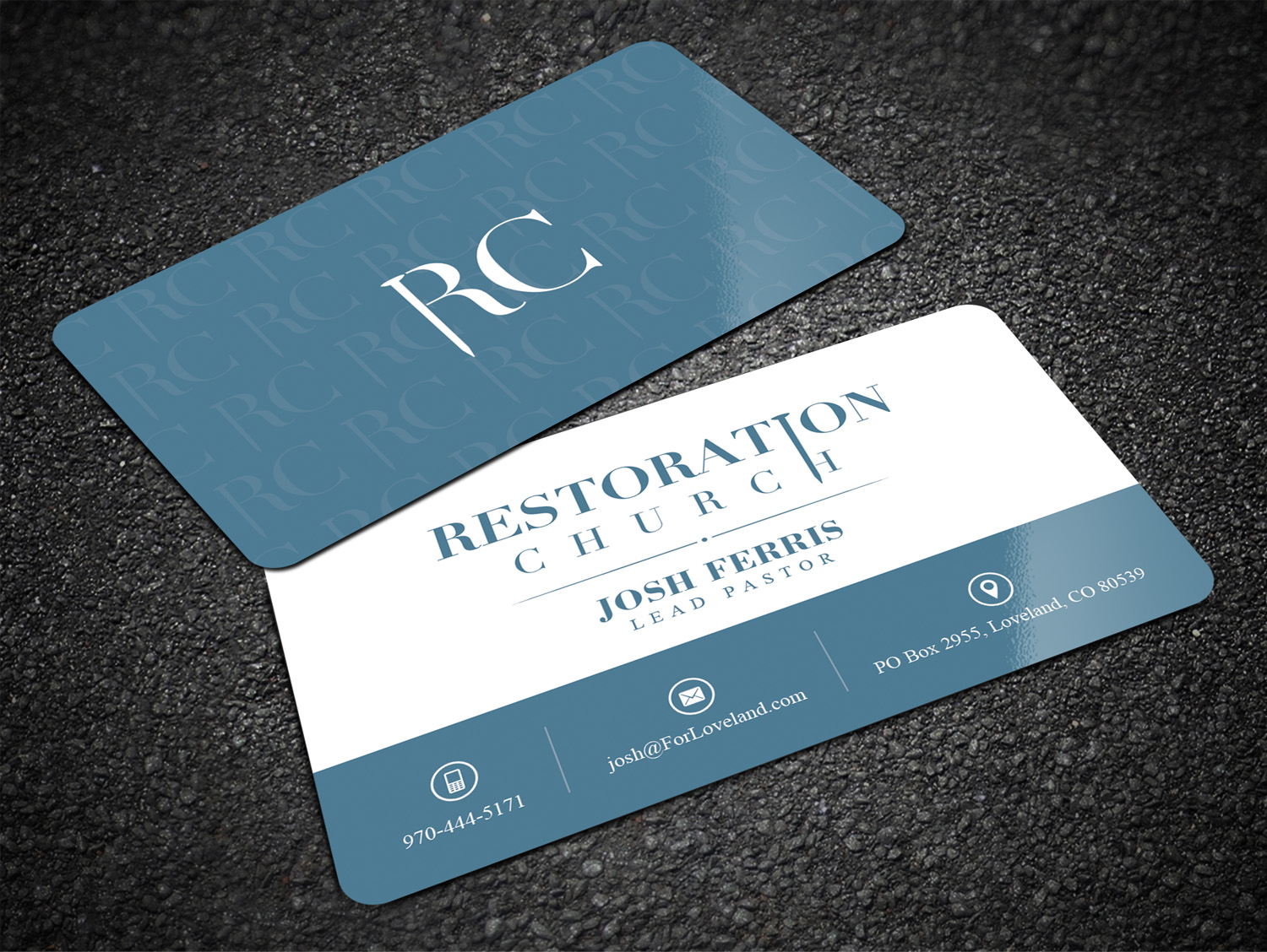 Business Card Design by Sandaruwan for Restoration Church | Design #19098838