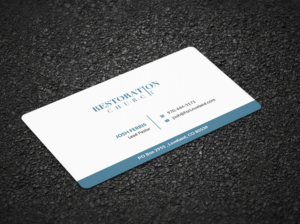Diseño de Tarjeta de Presentación por Pointless Pixels India para Restoration Church | Diseño: #19072501