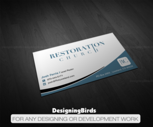 Business Card Design by Designing Birds for Restoration Church | Design: #19076237