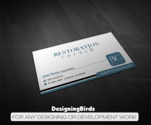 Business Card Design by Designing Birds for Restoration Church | Design: #19076601