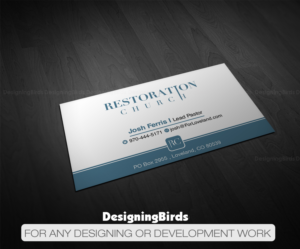 Diseño de Tarjeta de Presentación por Designing Birds para Restoration Church | Diseño: #19077272