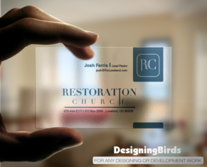 Diseño de Tarjeta de Presentación por Designing Birds para Restoration Church | Diseño: #19080343