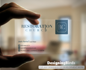 Diseño de Tarjeta de Presentación por Designing Birds para Restoration Church | Diseño: #19080344