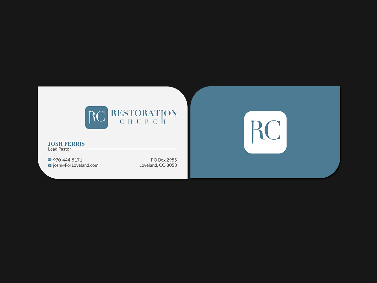 Business Card Design by Creations Box 2015 for Restoration Church | Design #19089931