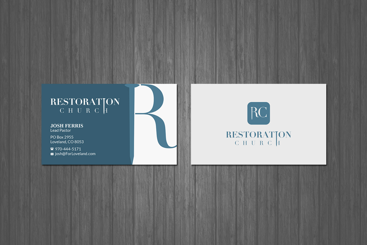 Business Card Design by Creations Box 2015 for Restoration Church | Design #19089934