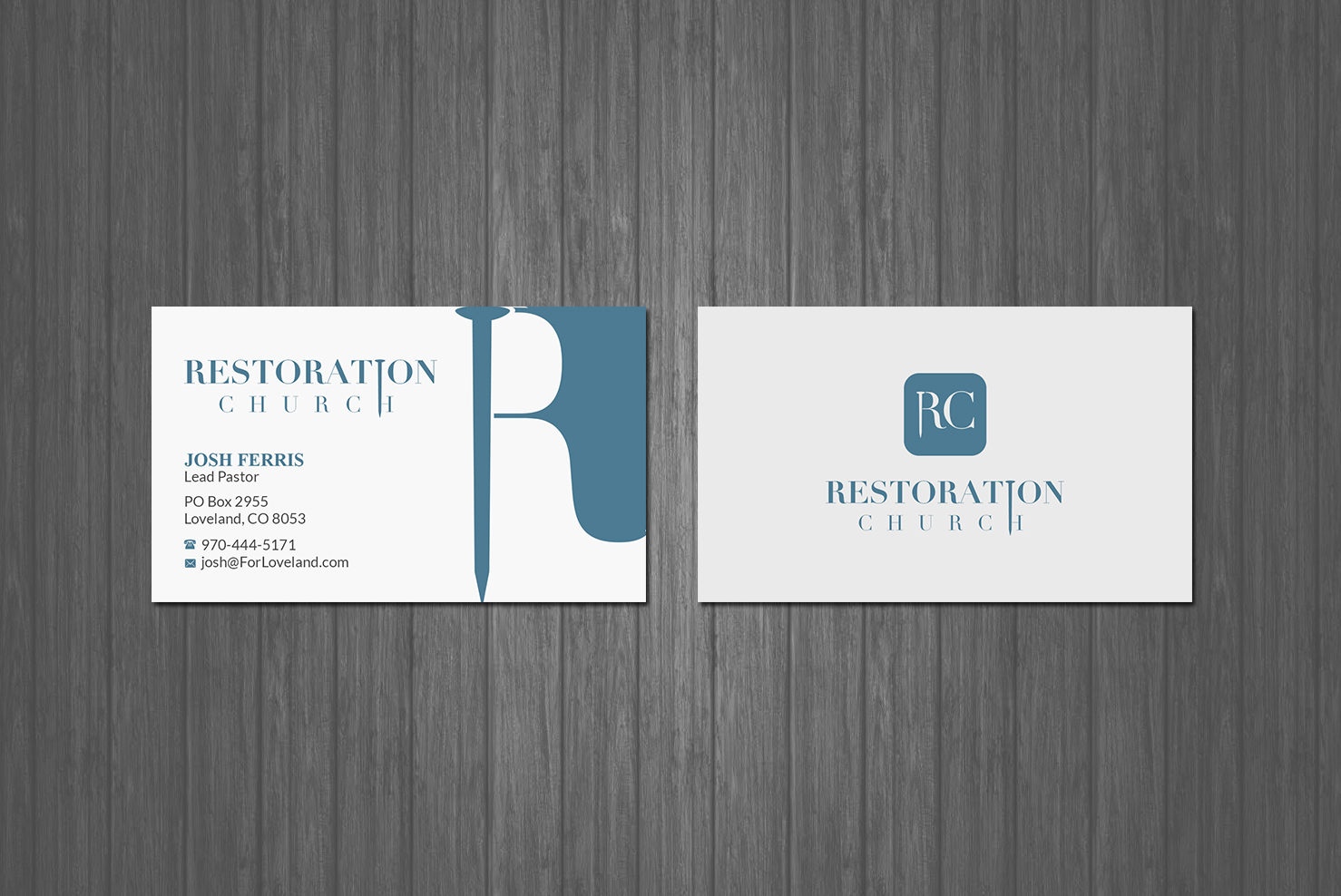 Business Card Design by Creations Box 2015 for Restoration Church | Design #19089940
