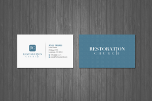 Business Card Design by Creations Box 2015 for Restoration Church | Design: #19089941