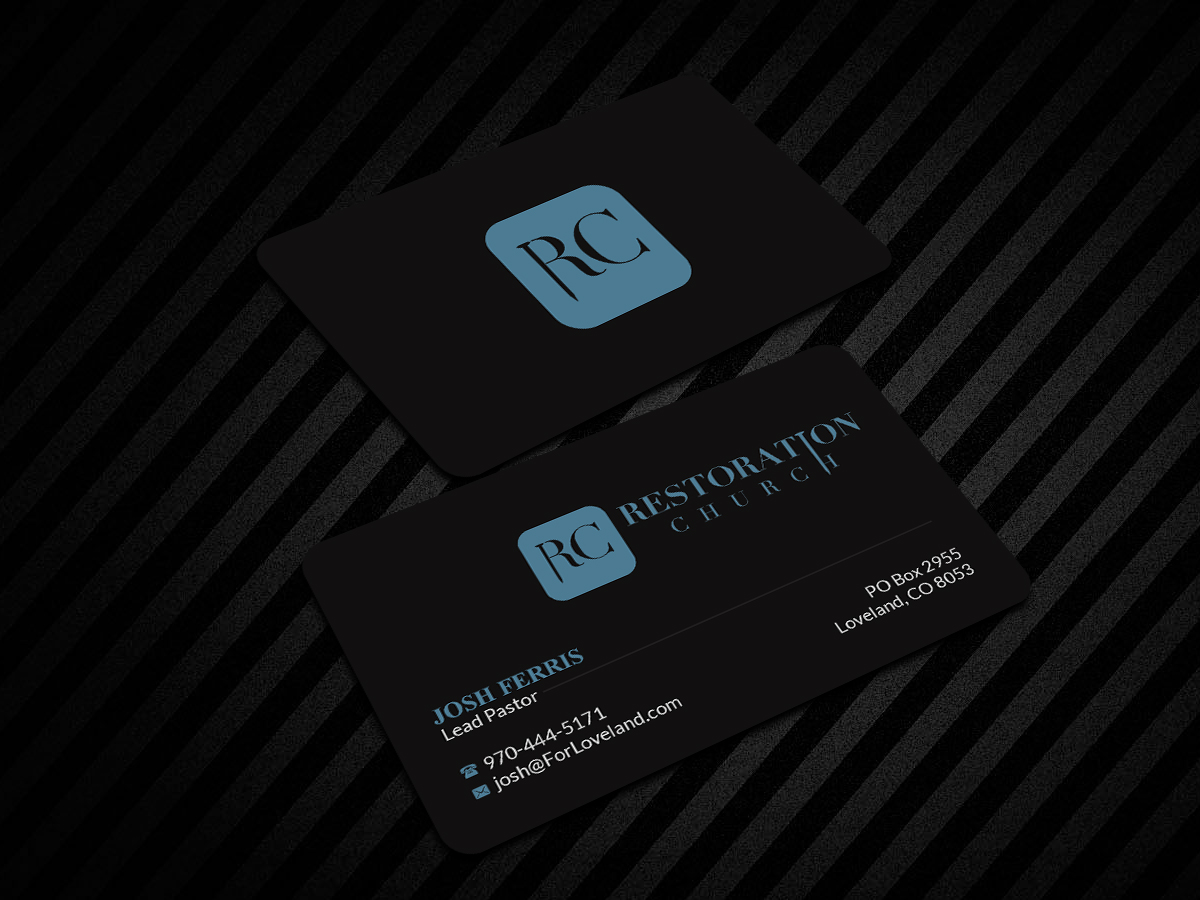 Business Card Design by Creations Box 2015 for Restoration Church | Design #19089944