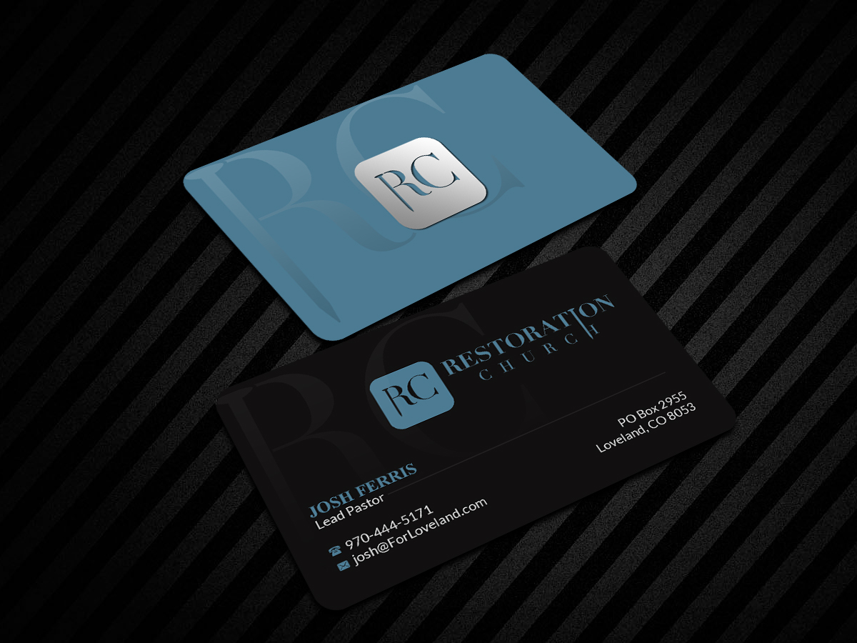 Design de Carte de Visite par Creations Box 2015 pour Restoration Church | Design #19089947