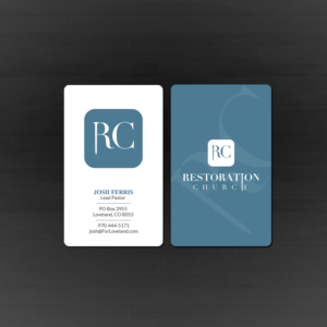 Business Card Design by Creations Box 2015 for Restoration Church | Design: #19089949