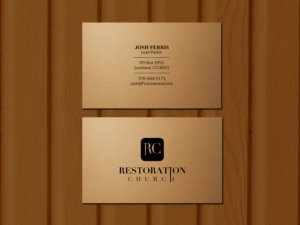 Business Card Design by Creations Box 2015 for Restoration Church | Design: #19089950