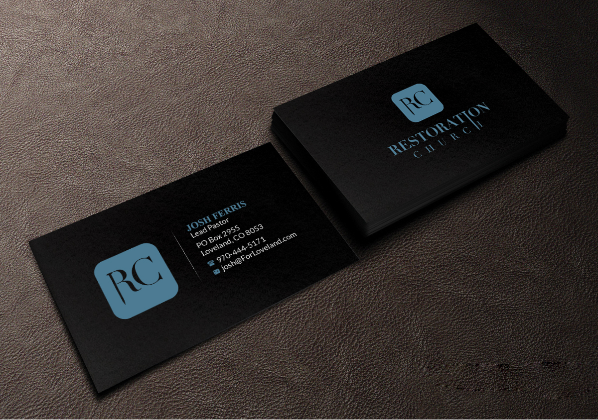 Business Card Design by Creations Box 2015 for Restoration Church | Design #19089953