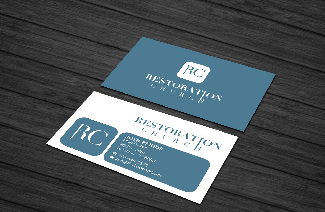 Business Card Design by Creations Box 2015 for Restoration Church | Design #19089956