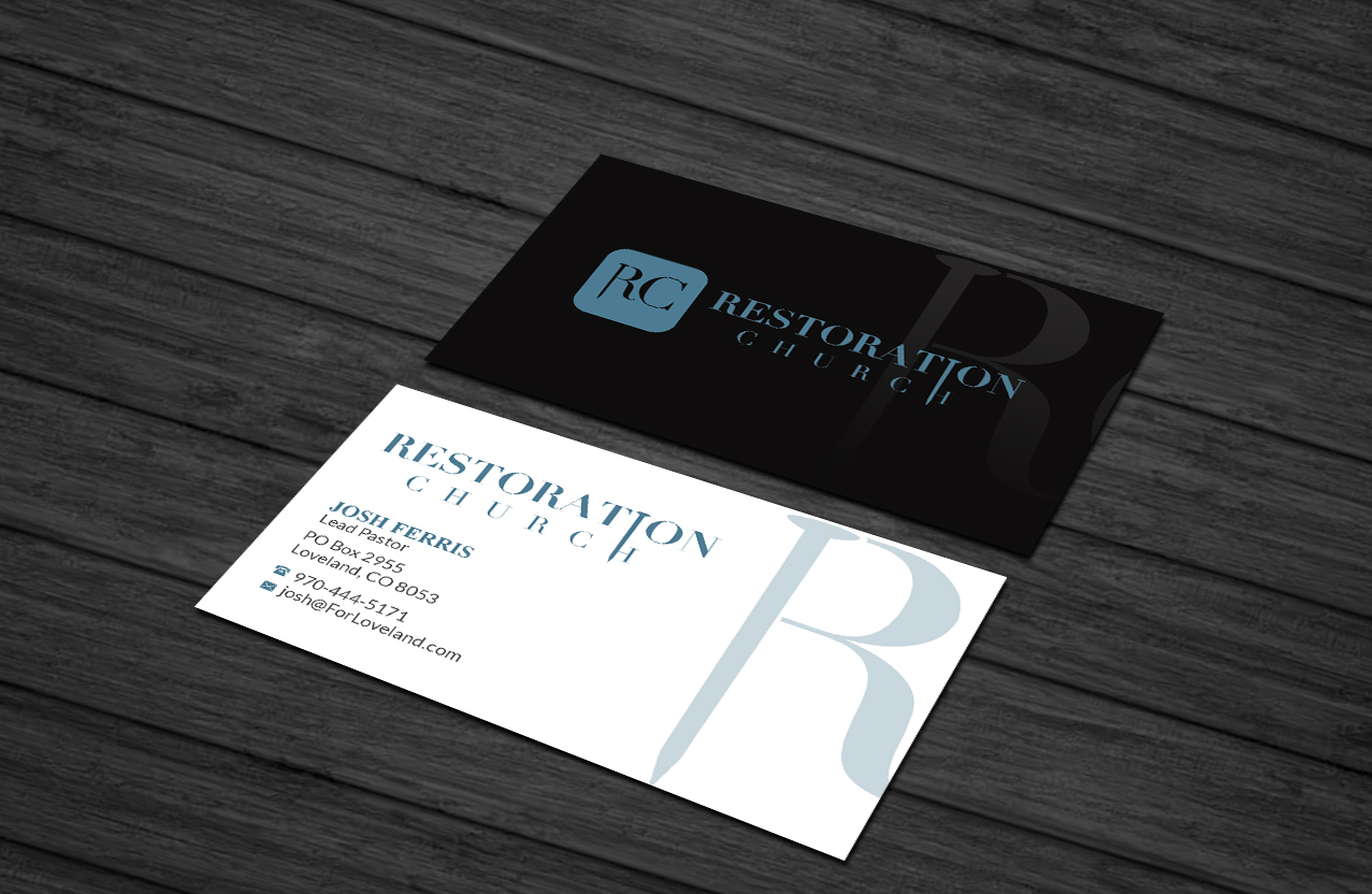 Diseño de Tarjeta de Presentación por Creations Box 2015 para Restoration Church | Diseño #19089957