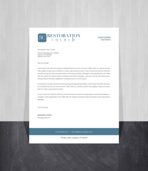 Design de Carte de Visite par Creations Box 2015 pour Restoration Church | Design #19092135