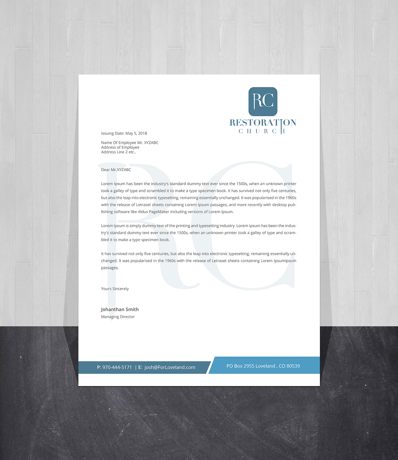 Business Card Design by Creations Box 2015 for Restoration Church | Design #19092141