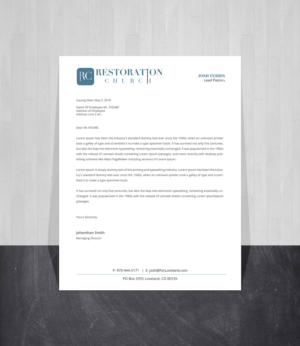 Business Card Design by Creations Box 2015 for Restoration Church | Design: #19092144