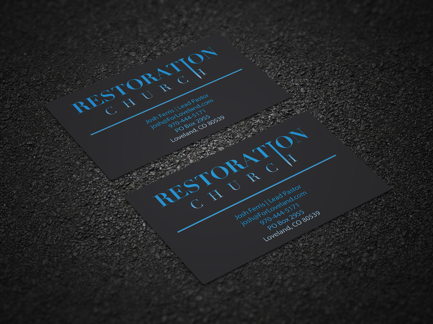 Business Card Design by kosovic1 for Restoration Church | Design #19071191