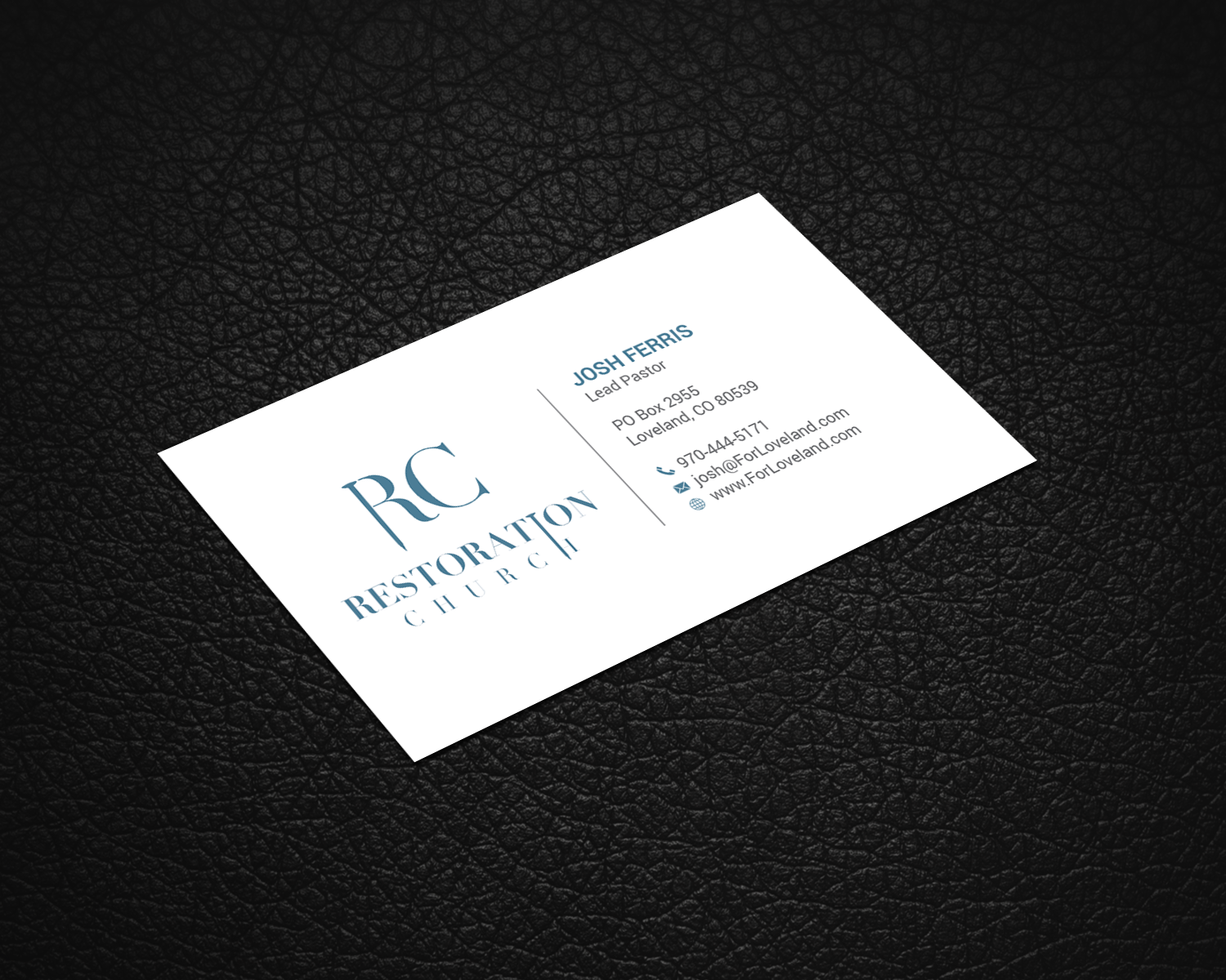 Business Card Design by Right_D for Restoration Church | Design #19089403