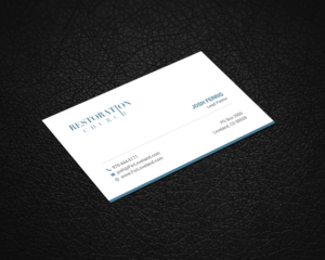 Visitenkarten-Design von Right_D für Restoration Church | Design: #19089404