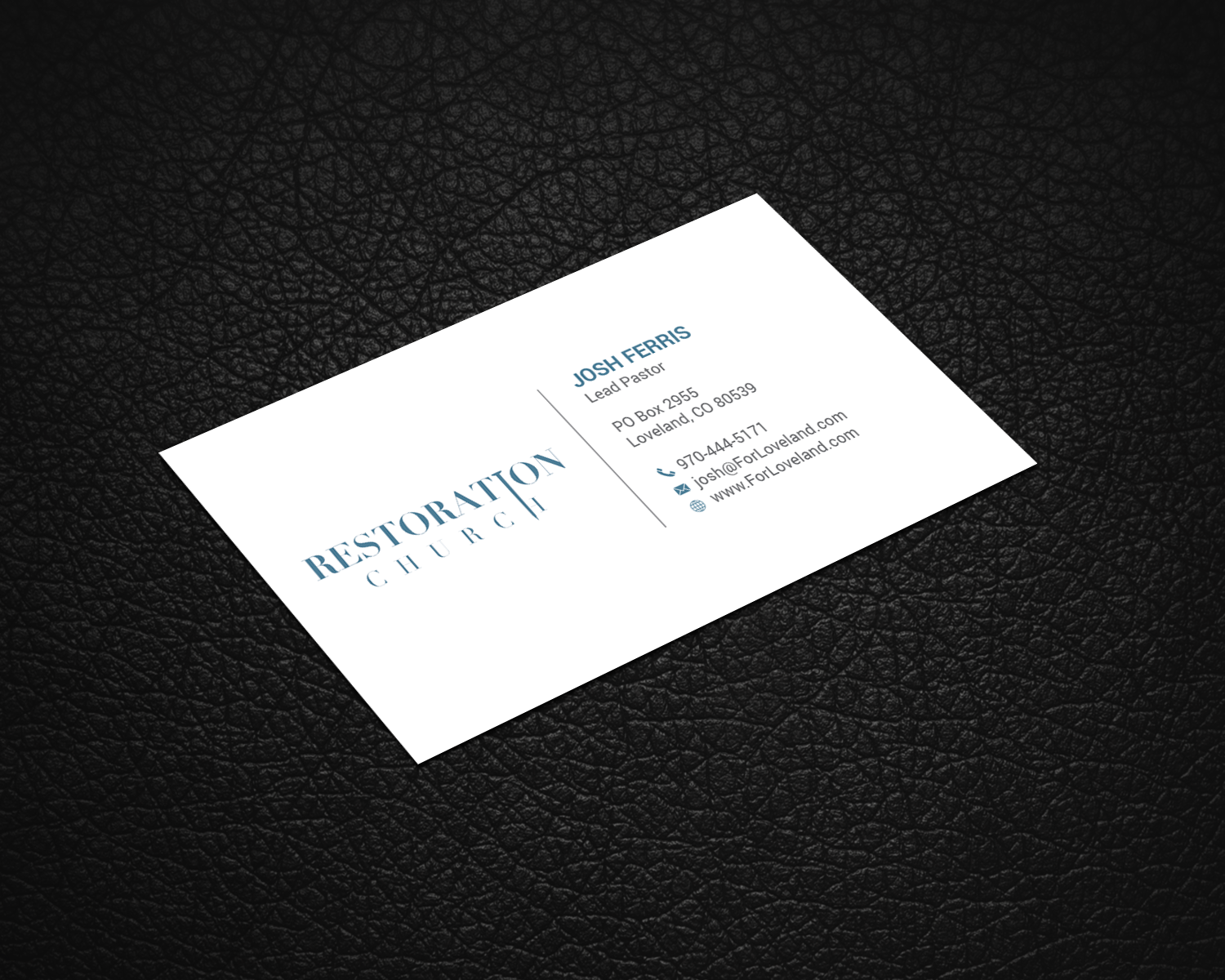 Business Card Design by Right_D for Restoration Church | Design #19089405