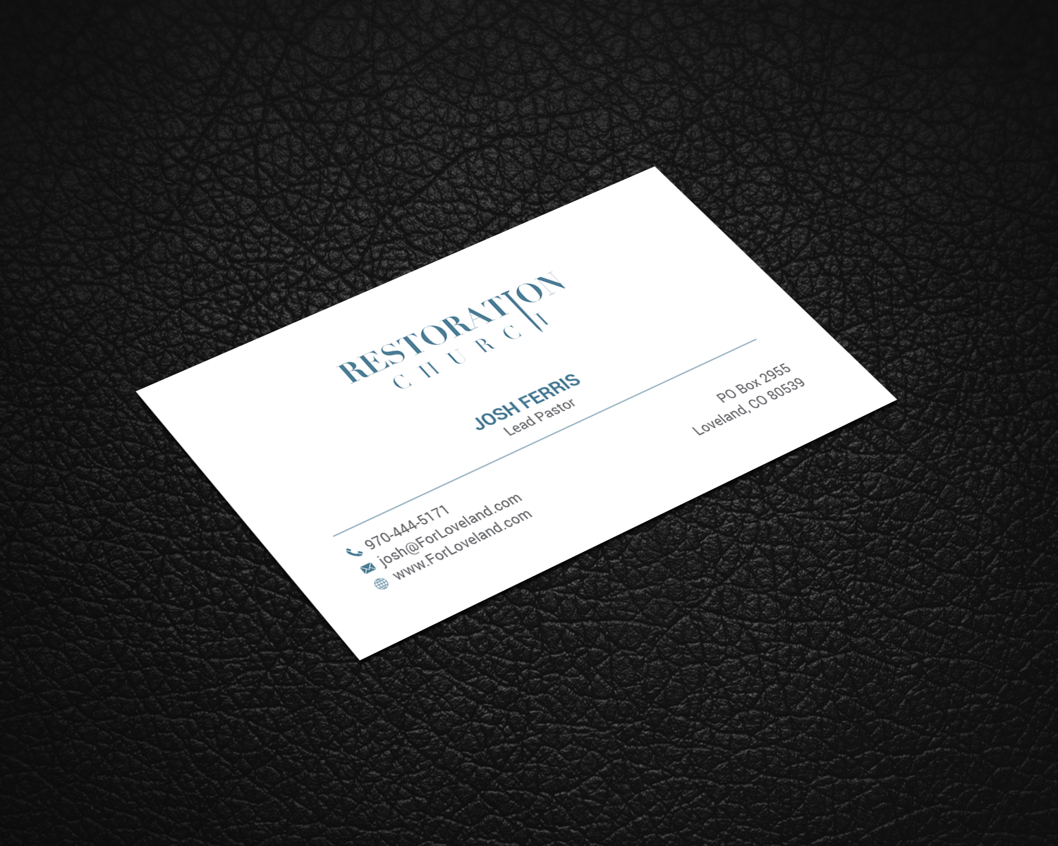 Business Card Design by Right_D for Restoration Church | Design #19089407