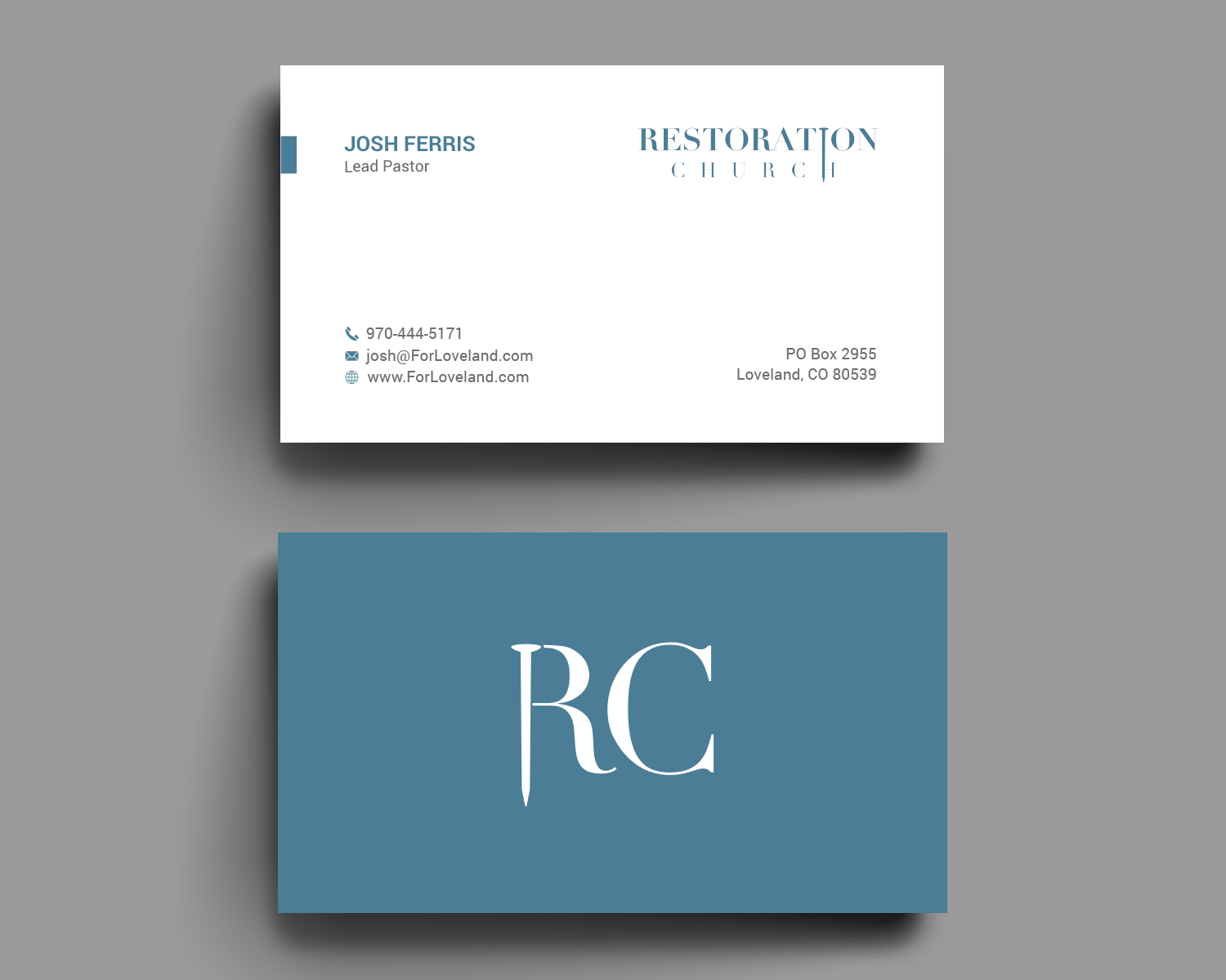 Business Card Design by Right_D for Restoration Church | Design #19089412