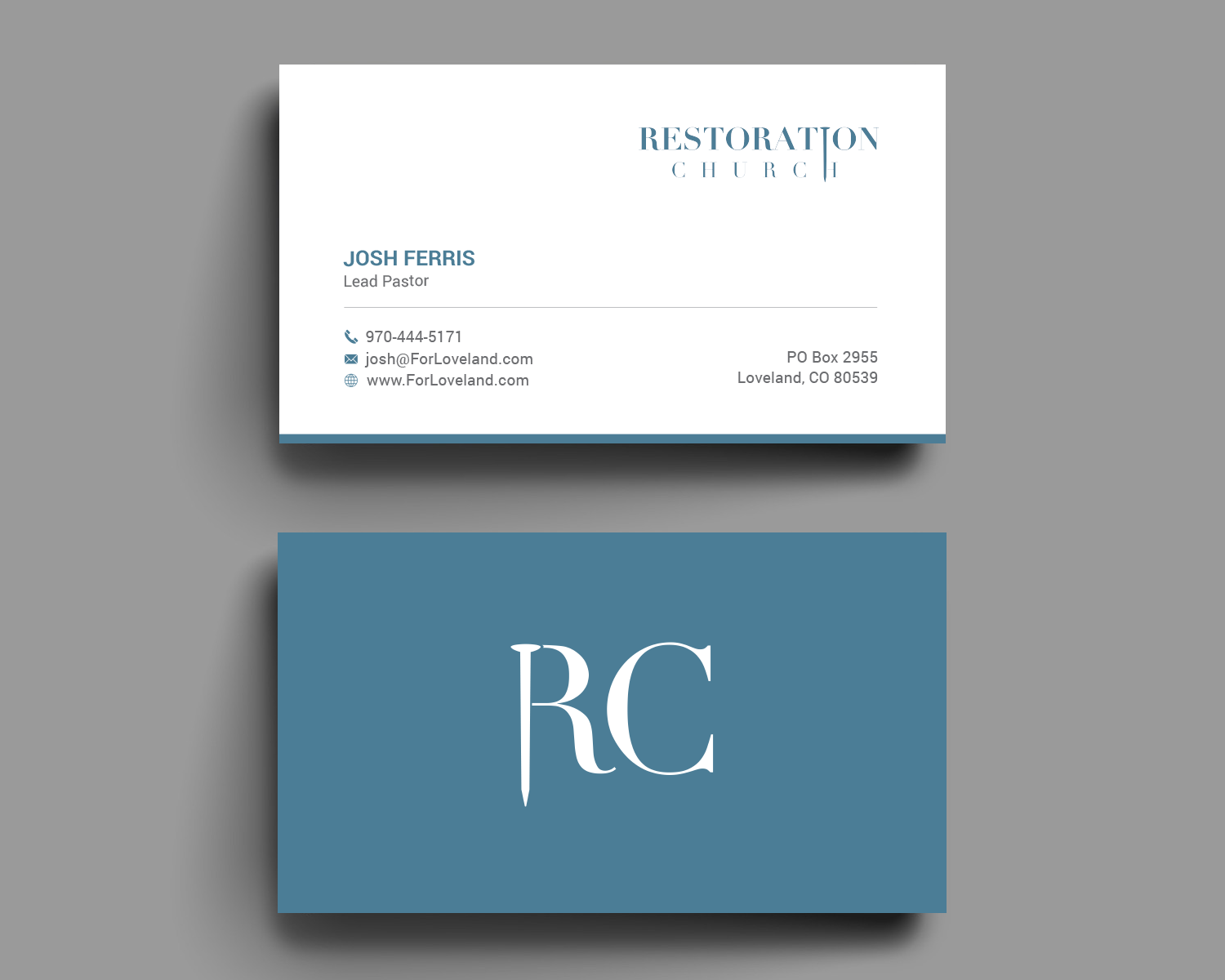 Business Card Design by Right_D for Restoration Church | Design #19089413