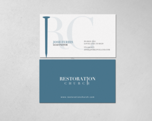 Business Card Design by chandrayaan.creative for Restoration Church | Design: #19073739