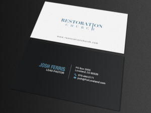Business Card Design by chandrayaan.creative for Restoration Church | Design: #19073740