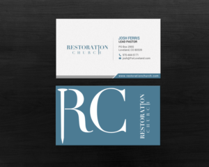 Business Card Design by chandrayaan.creative for Restoration Church | Design: #19073759