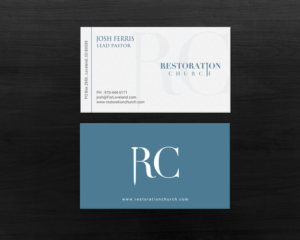 Business Card Design by chandrayaan.creative for Restoration Church | Design: #19073760