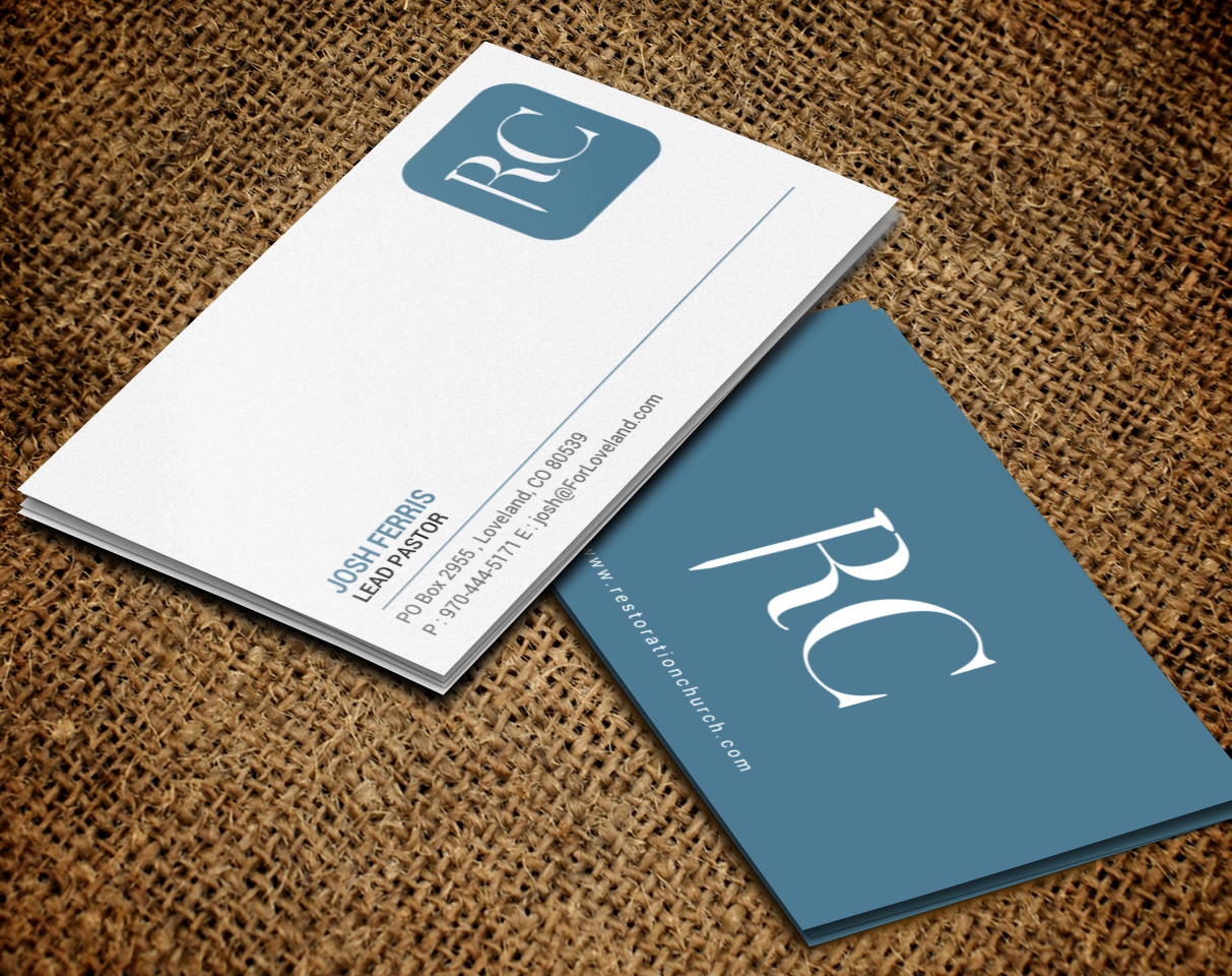 Business Card Design by chandrayaan.creative for Restoration Church | Design #19073763